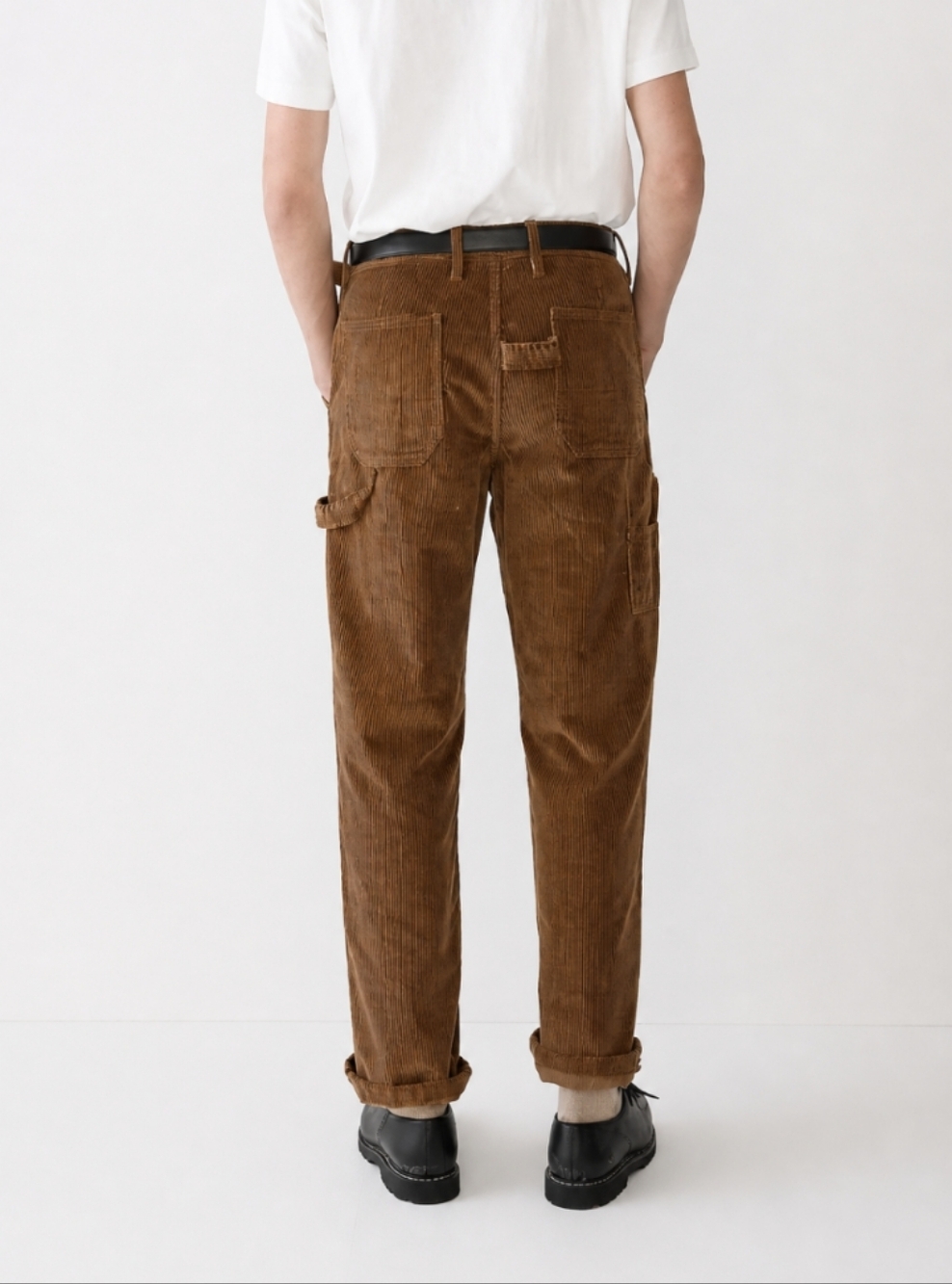 Wallace & Barnes Corduroy Painter Pants Rich Brown 32x28.5"